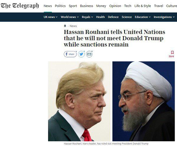 پخش زنده و بازتاب سخنرانی روحانی در شبکه&zwnj;های خبری بین&zwnj;المللی