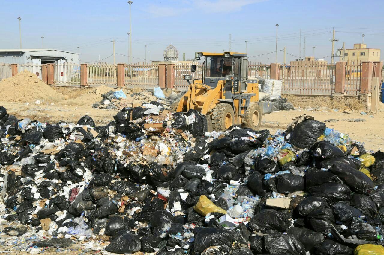 پاکسازی پایانه مرزی شهر مهران