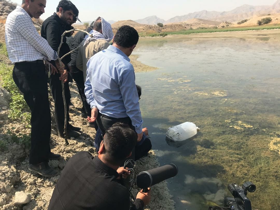 بند سنگی ملاتی چشمه شیرین دهرود سفلی در دشتستان بهره برداری شد