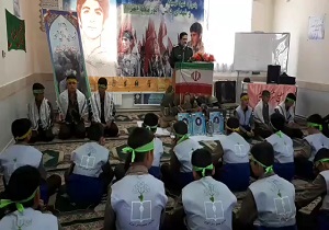 برگزاری یادواره ۴۵ شهید دانش‌آموز در ابهر + فیلم