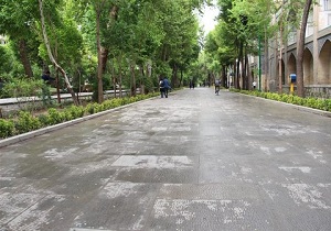 اصلاح مسیرهای ویلچررو چهارباغ اصفهان
