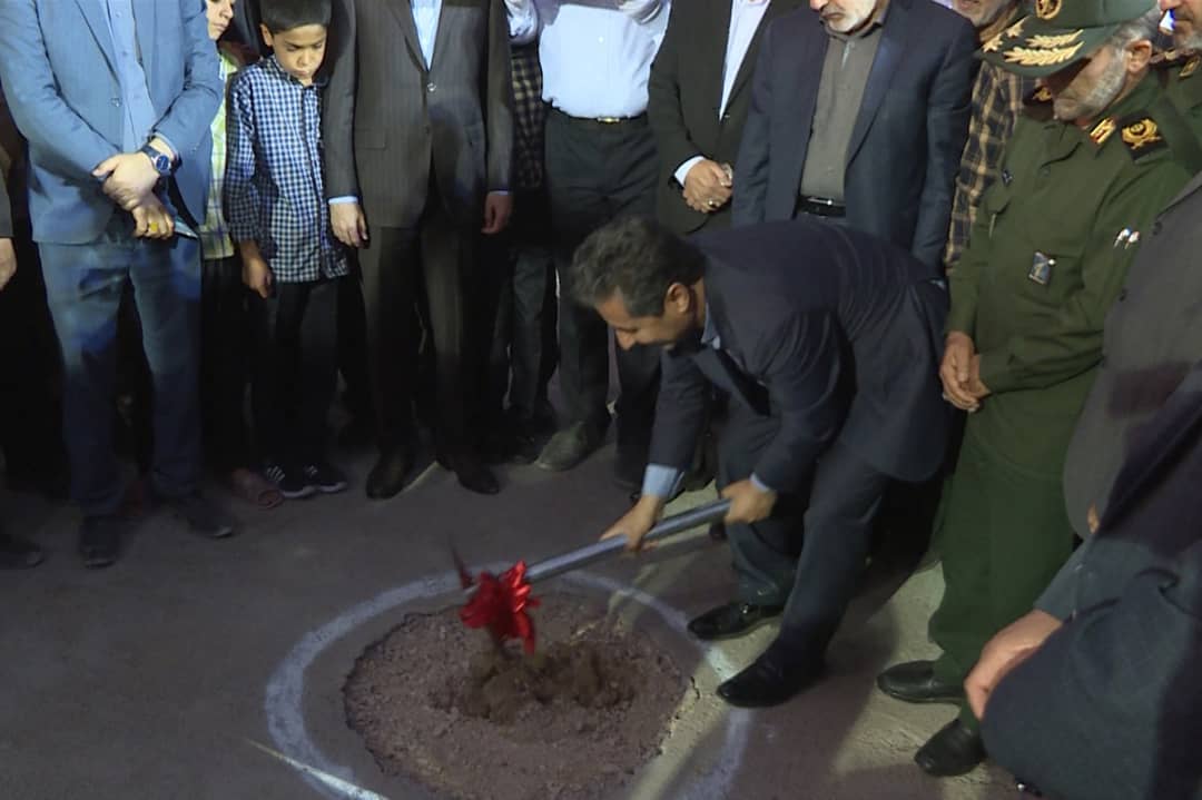 کلنگ زنی المان مقبره مطهر شهدای گمنام در شیراز