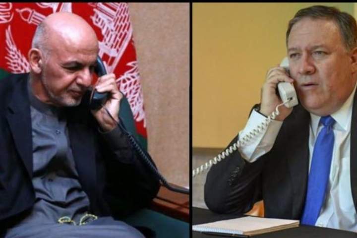 گفتگوی تلفنی &laquo;پمپئو&raquo; و &laquo;اشرف غنی&raquo; درباره انتخابات