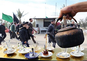برپایی موکب اربعین حسینی در مرز خسروی