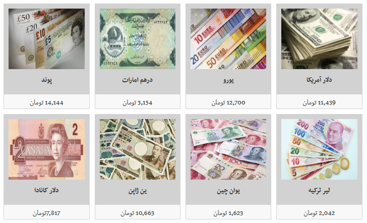 جدیدترین نرخ فروش ارز در بازار آزاد/دلار ۱۱ هزار و ۴۳۹ تومان