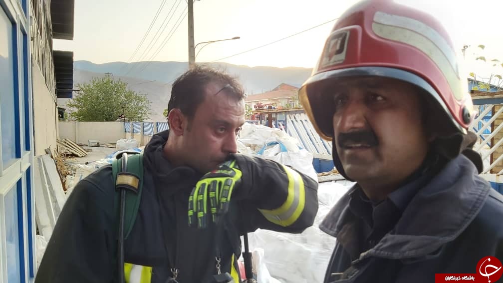 آتش سوزی سنگین در کارگاه تولید رنگ