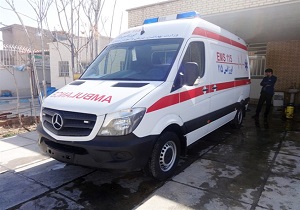یک دستگاه آمبولانس جدید به اورژانس بوکان اضافه شد
