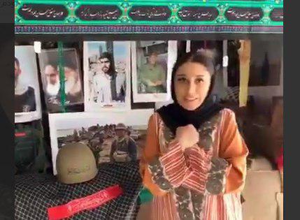 ادای احترام خواننده معروف آذربایجانی به شهدا در تبریز + فیلم