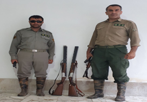 دستگیری شکارچیان غیرمجاز با هشت قبضه سلاح در مازندران