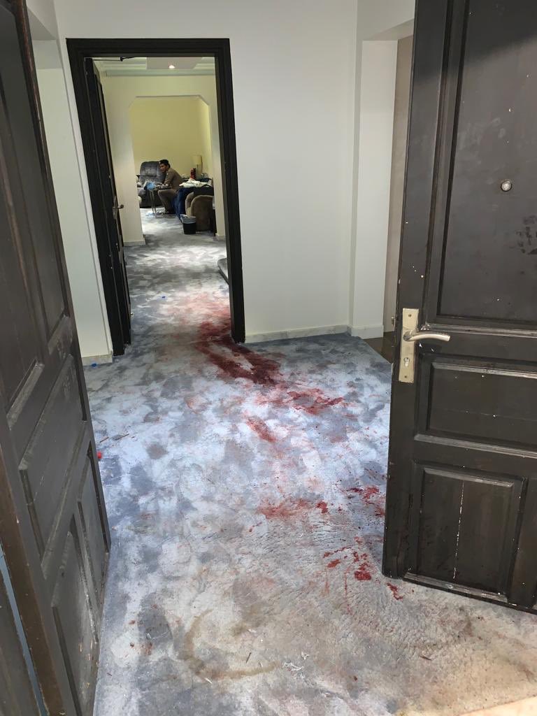 تصاویری از صحنه قتل محافظ پادشاه عربستان