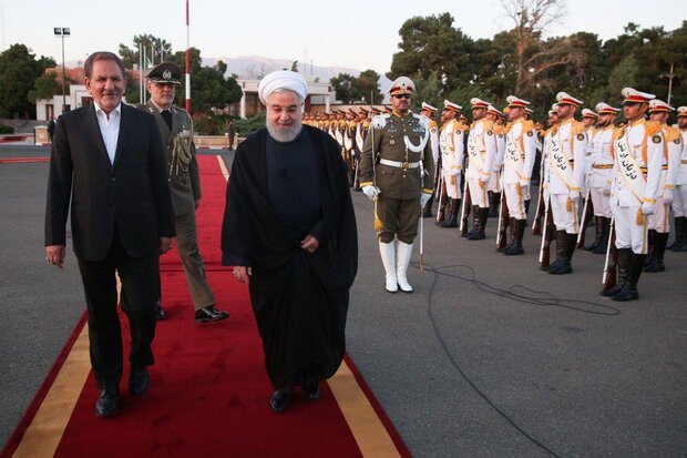 رئیس جمهور ایران را به مقصد ارمنستان ترک کرد