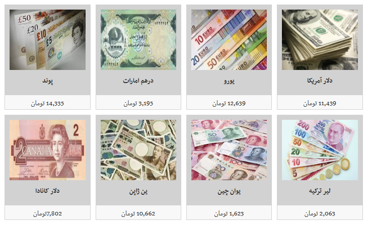 جدیدترین نرخ فروش ارز در بازار آزاد/ دلار ۱۱ هزار و ۴۳۹ تومان جدیدترین نرخ فروش ارز در بازار آزاد/ دلار ۱۱ هزار و ۴۳۹ تومان