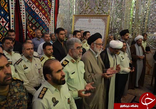غبارروبی حرم مطهر سید علاء الدین حسین (ع) در شیراز