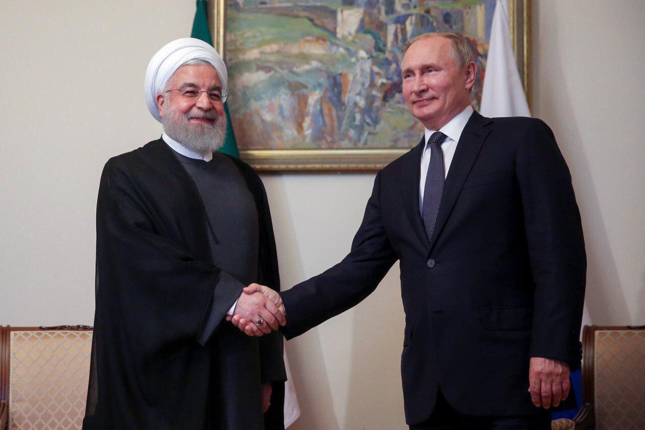 حجت&zwnj;الاسلام روحانی با پوتین دیدار کرد