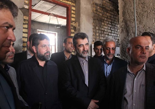 بازدید بابک دین پرست از مناطق سیل زده دشت آزادگان