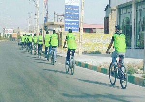 سفر کاروان دوچرخه سوار سوگواران رضوی از کالپوش به مشهد