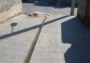 چهره ناخوشایند زباله‌ها در یکی از کوچه‌های کلاله + فیلم