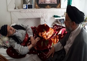 وزیر اطلاعات از آیت‌الله امینی عیادت کرد