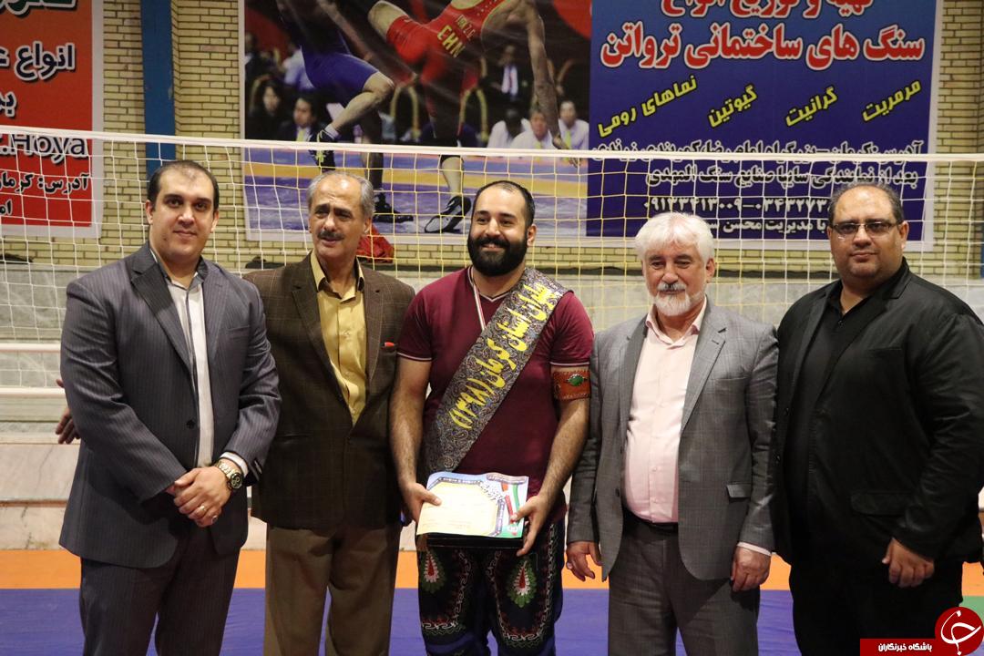 بم فاتح مسابقات کشتی پهلوانی قهرمانی استان کرمان