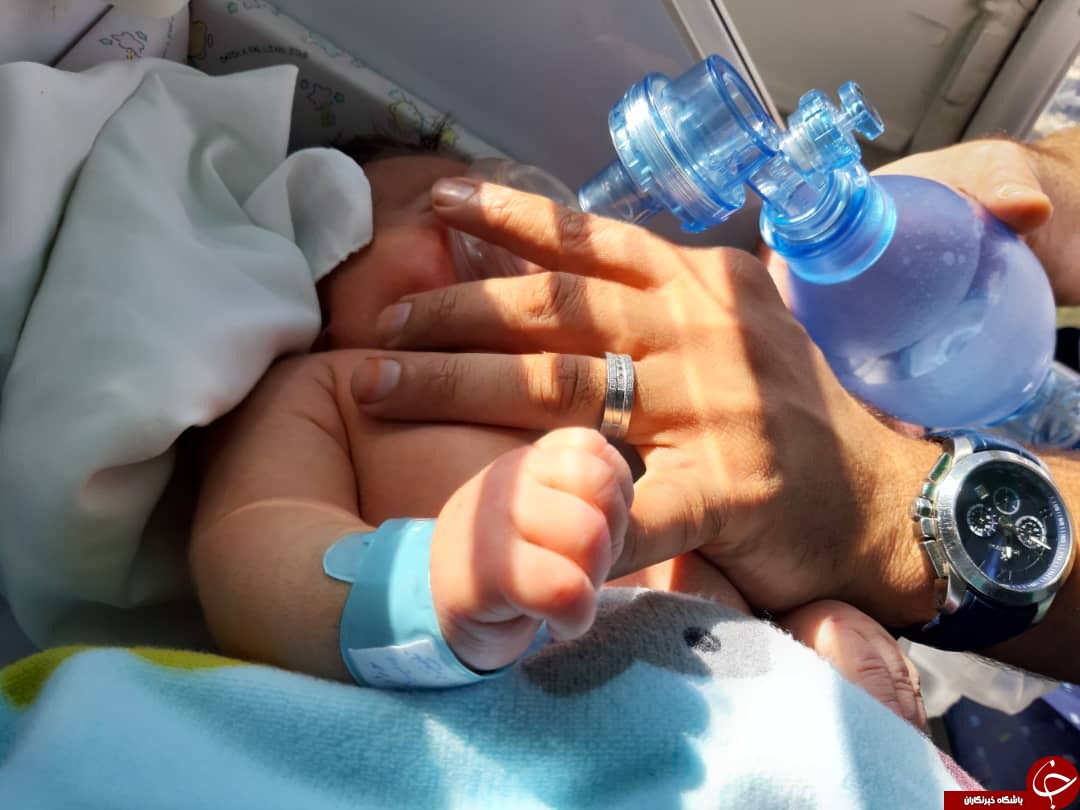 اعزام نوزاد با مشکل حاد قلبی از لامرد به شیراز با بالگرد اعزام نوزاد با مشکل حاد قلبی از لامرد به شیراز با بالگرد