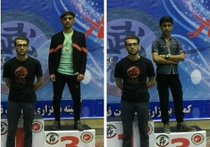 کسب دو نشان برنز در مسابقات کشوری نینجوتسو