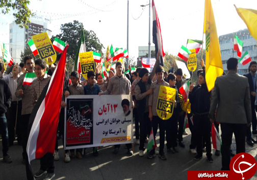 راهپیمایی باشکوه ۱۳ آبان در شهر&zwnj;های مازندران برگزار شد + تصاویر