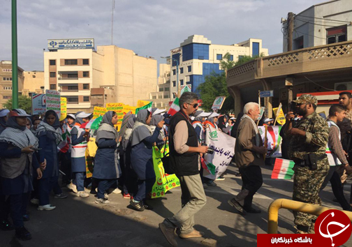 راهپیمایی روز ۱۳ آبان در استان خوزستان برگزار شد