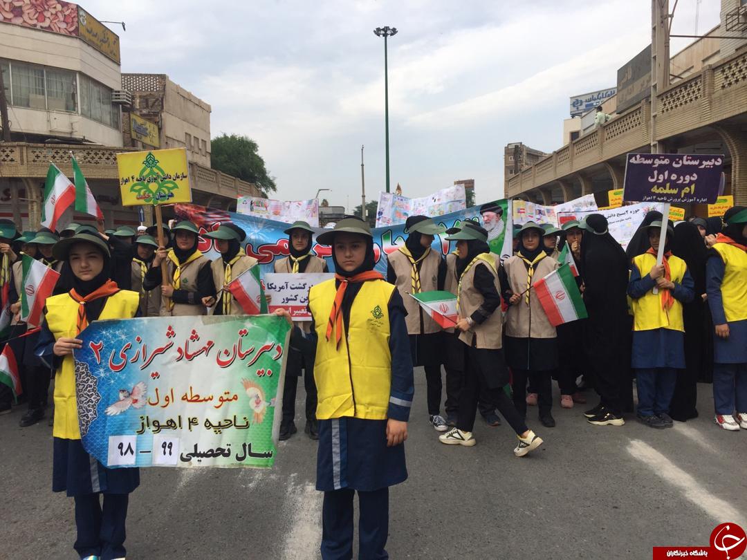 راهپیمایی ۱۳ آبان در سراسر ایران اسلامی برگزار شد + تصاویر