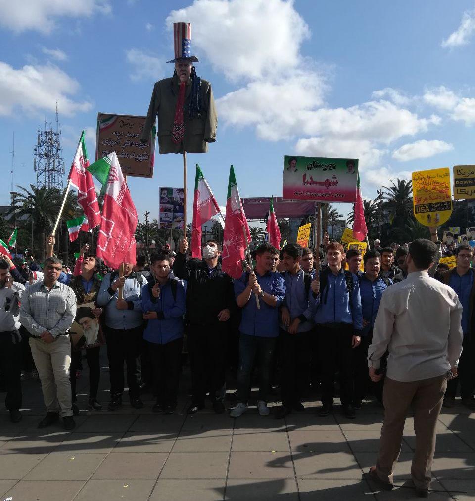 برگزاری راهپیمایی ۱۳ آبان در گیلان
