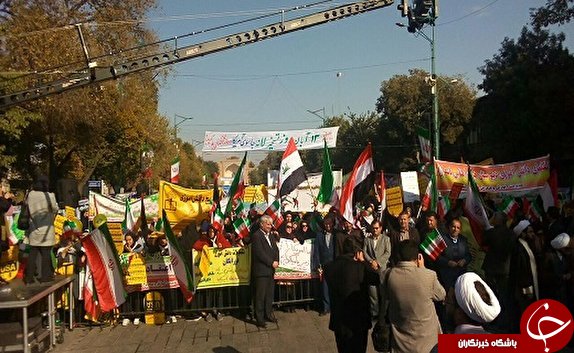 راهپیمایی ۱۳ آبان در سراسر ایران اسلامی برگزار شد + تصاویر