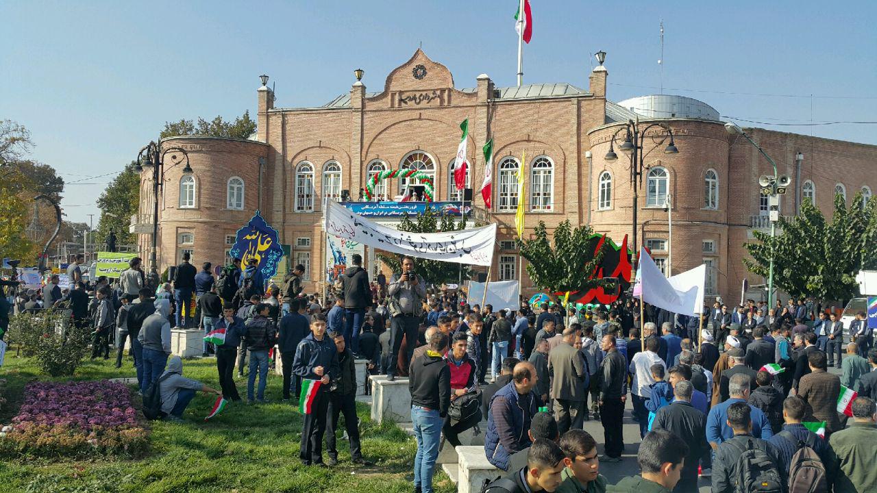 راهپیمایی یوم الله ۱۳ آبان در آذربایجان غربی برگزار شد + تصاویر راهپیمایی یوم الله ۱۳ آبان در آذربایجان غربی برگزار شد + تصاویر