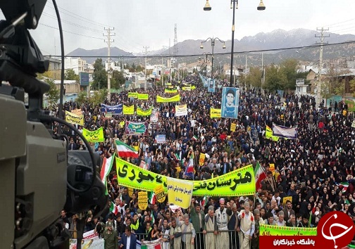راهپیمایی ۱۳ آبان در سراسر ایران اسلامی برگزار شد + تصاویر