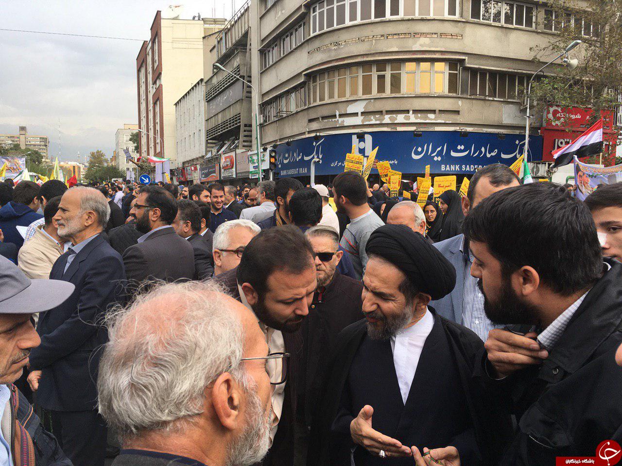 حضور شخصیت&zwnj; های سیاسی و افراد مشهور در مراسم ۱۳ آبان + تصاویر