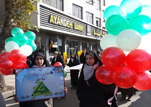 راهپیمایی باشکوه ۱۳ آبان ماه در اردبیل+تصاویر