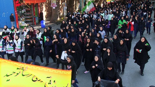 راهپیمایی یوم الله ۱۳ آبان در آذربایجان شرقی + تصاویر