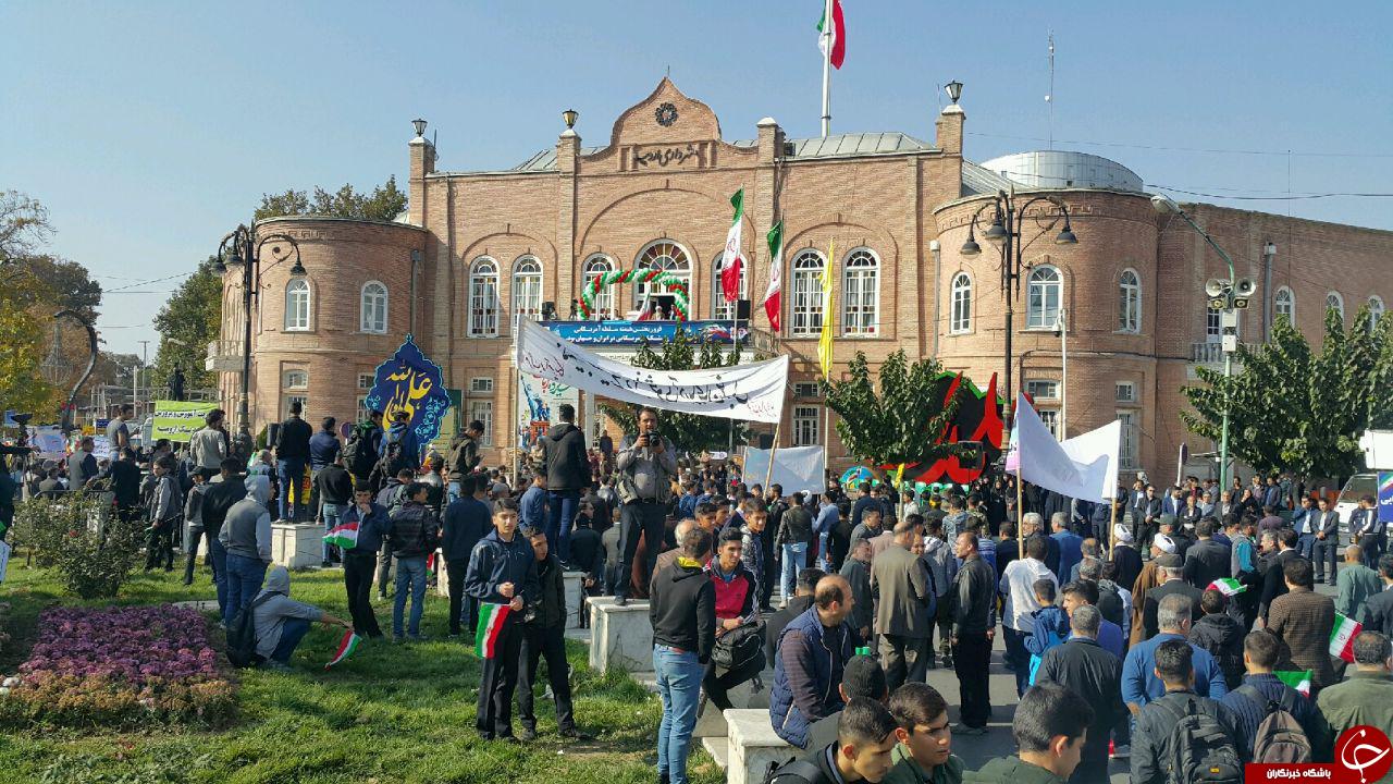 راهپیمایی ۱۳ آبان در سراسر ایران اسلامی برگزار شد + تصاویر