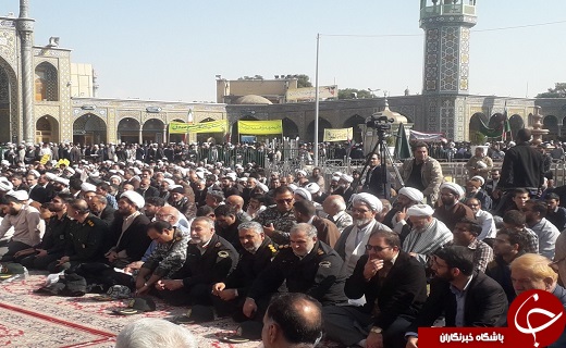 فریاد &laquo;مرگ بر آمریکا&raquo; در قم طنین انداز شد/ نفی سازش با مستکبران