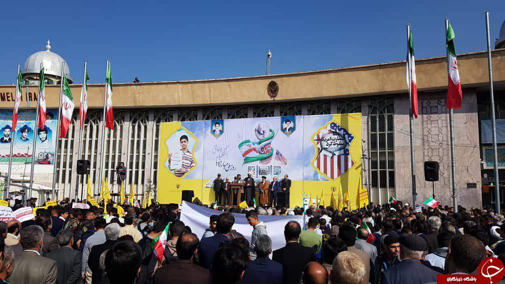 راهپیمایی ۱۳ آبان در سراسر ایران اسلامی برگزار شد + تصاویر