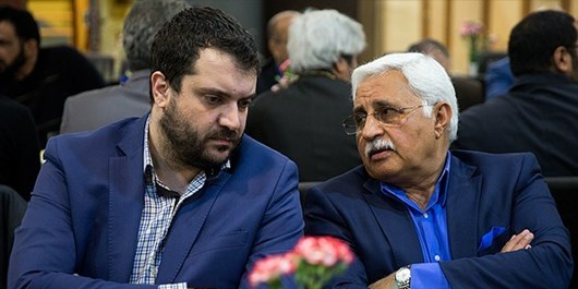 پور حیدری مهمان ویژه دیدار استقلال - صنعت نفت آبادان
