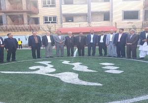 افتتاح زمین چمن مصنوعی در زاهدان