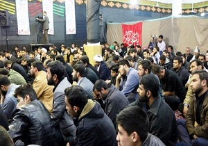 دارالعباده یزد در سالروز شهادت امام حسن عسکری (ع) غرق در عزا و ماتم شد