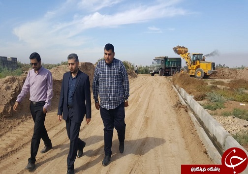 بازدید معاون فرماندار حمیدیه از بخش گمبوعه