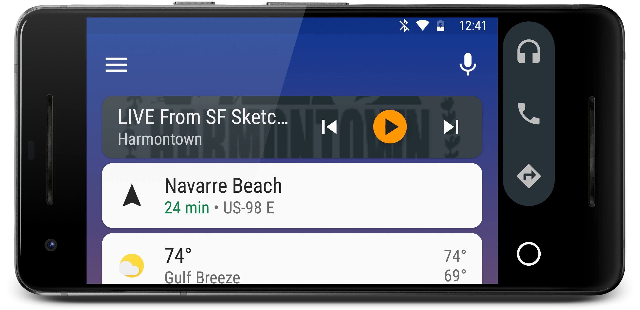 نرم افزار Android Auto for Phone Screens منتشر شد