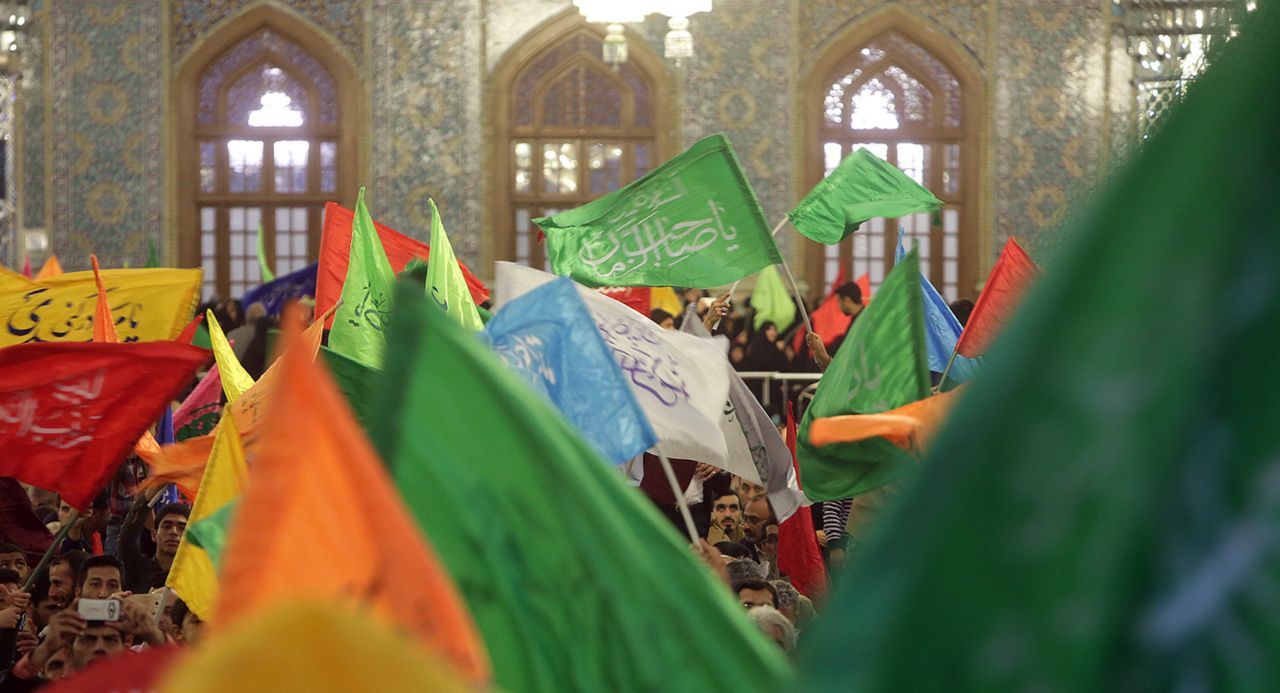 اجتماع عظیم مهدویون در حرم مطهر رضوی برگزار شد