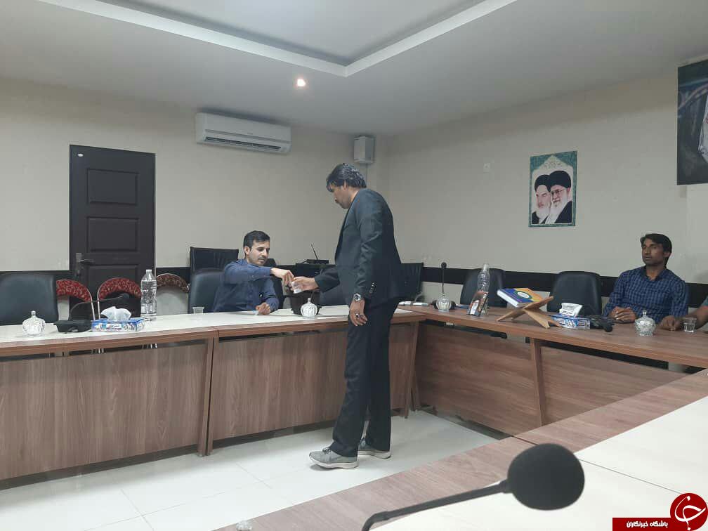 قرعه کشی لیگ فوتبال قلعه گنج + تصاویر