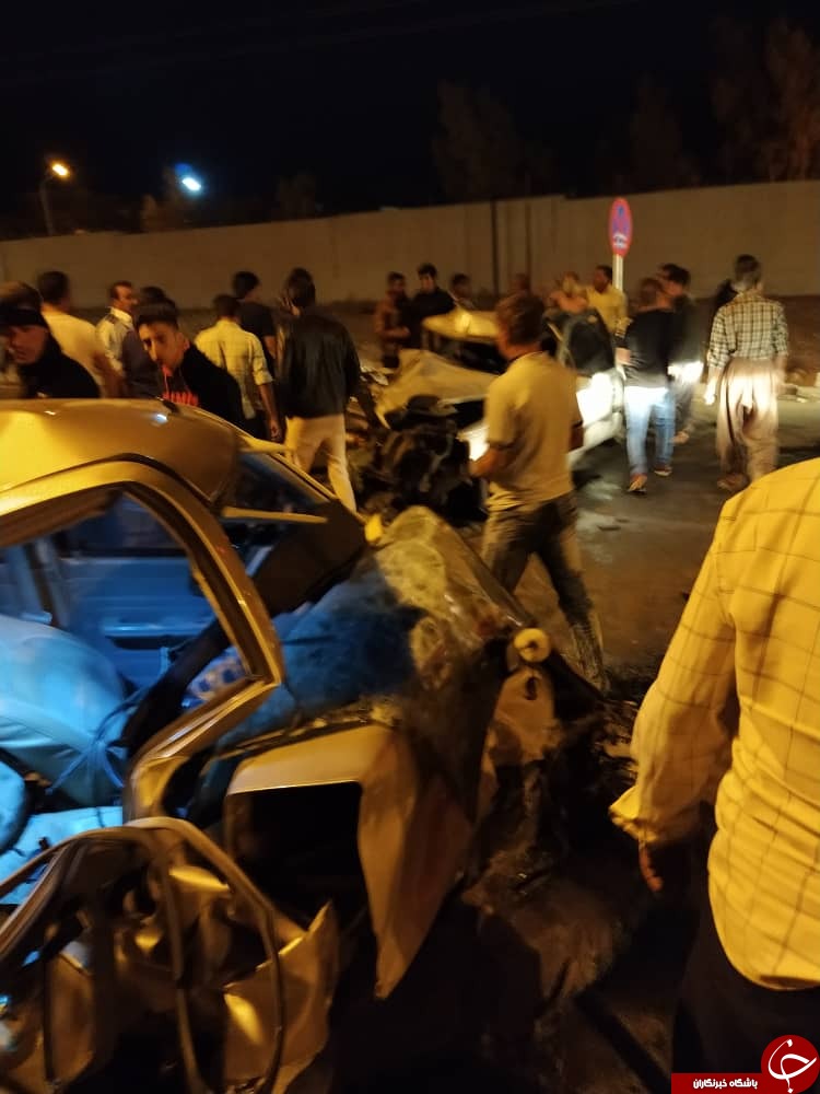 ۶ کشته و مصدوم در تصادف بلوار خلیج فارس جهرم