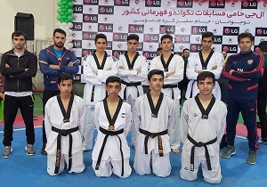 رقابت تکواندوکاران در مسابقات جام سفیر کره جنوبی