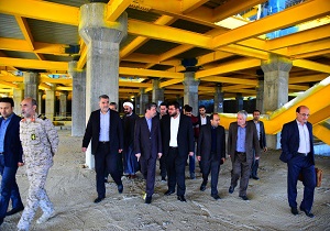 بازدید استاندار آذربایجان غربی از فاز دوم بیمارستان فوق تخصصی شهید عارفیان ارومیه