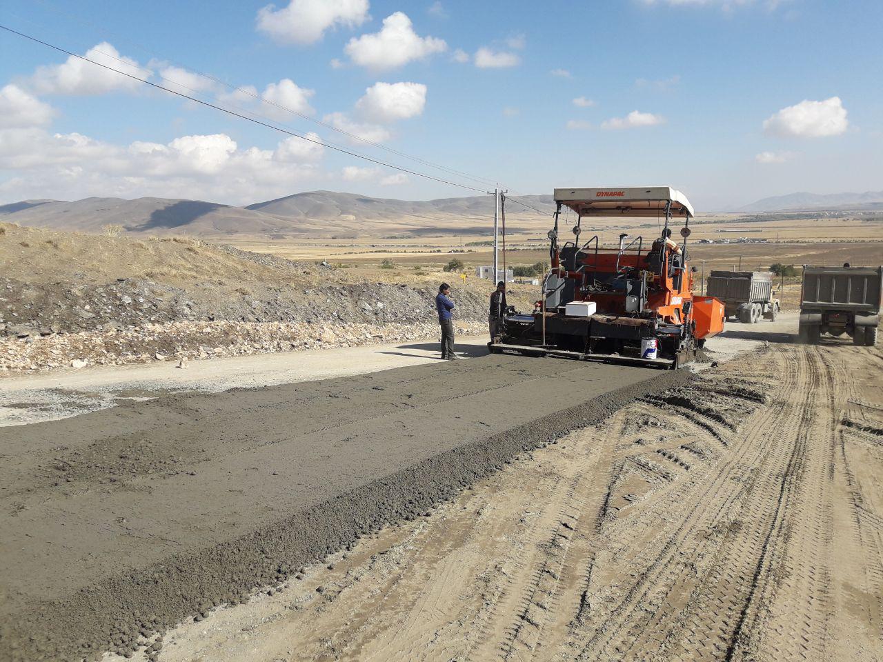 احیاء راه روستایی با استفاده از روکش بتن غلطکی برای نخستین بار در استان
