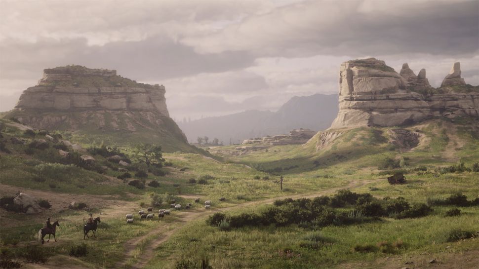 منظره خارق العاده بازی Red Dead Redemption 2 در مانیتورهای ultra-wide